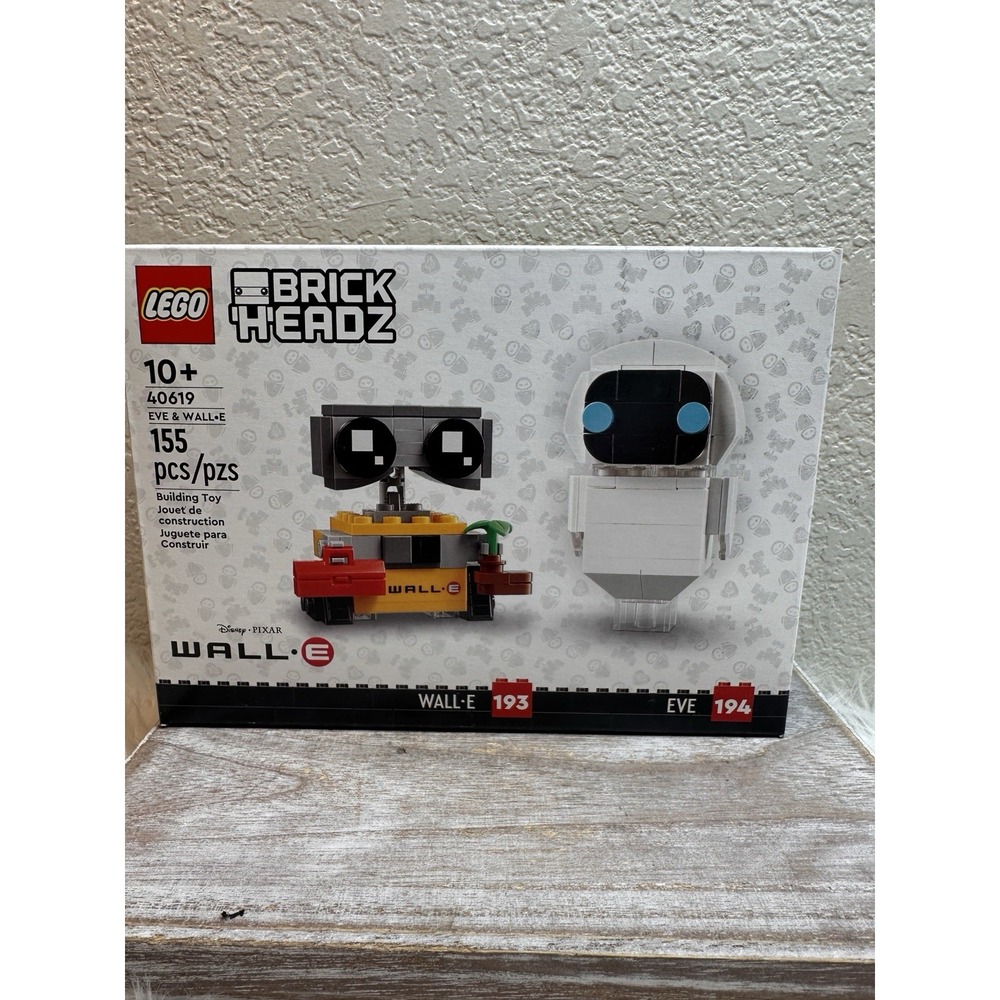 $19 🌙 LEGO BrickHeadz 40619 Disney Eve & Wall-E – New & Sealed FAST